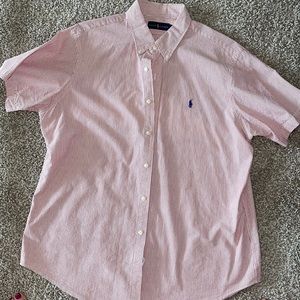 Ralph Lauren Seersucker short sleeve shirt